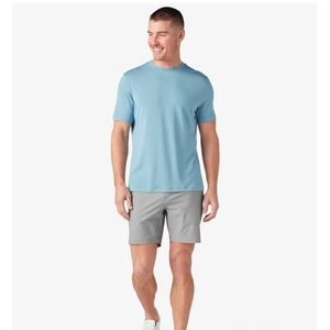 Mizzen+Main Blue Short Sleeve Tee